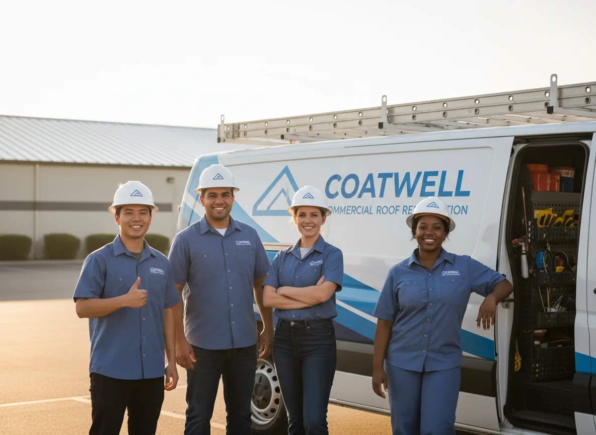 Commercial roof coating company in Fairview, UT